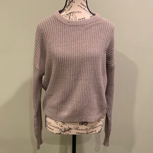 Urban Outfitters Women's Medium Taupe Tan Knit Casual Crewneck Pullover Sweater